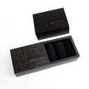 Black Stardust 3pack Glitter Ladies Ankle Socks in Layers of Urban Box