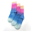 Colorful tie-dye batik socks