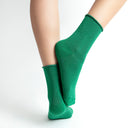 Green glitter socks