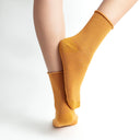 Shiny Grove Yellow Glitter Ladies Ankle Socks